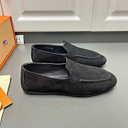 LOUIS VUITTON | Horizon Slipper Nubuck calf leather Black - 6