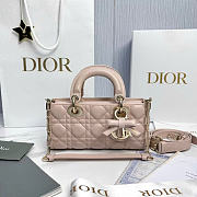 DIOR | Small Lady D-Joy Bag Soupir Pink Cannage Lambskin - 1