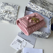 DIOR | Lady Dior Glycine Wallet Pink Lambskin - 2