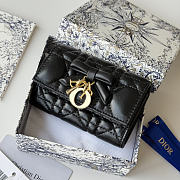 DIOR | Lady Dior Glycine Wallet Black Lambskin - 6