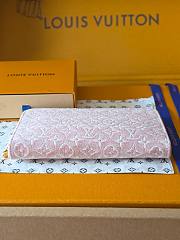 LOUIS VUITTON | Zippy Wallet Monogram Rose Ruby Pink - 5