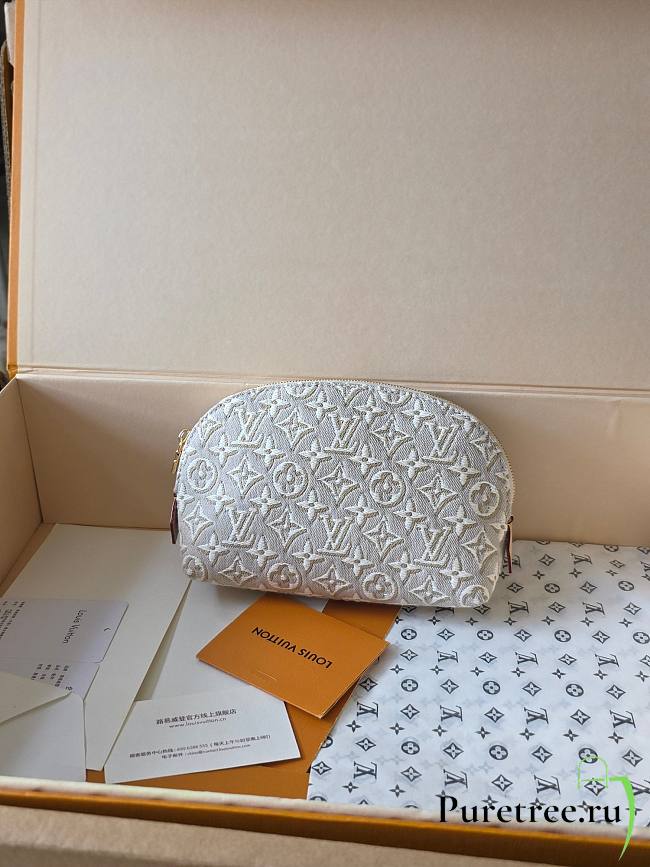 LOUIS VUITTON | Pochette Cosmétique PM Peuplier Beige M2A320 - 1