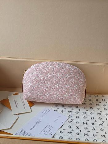 LOUIS VUITTON | Pochette Cosmétique PM Rose Ruby Pink