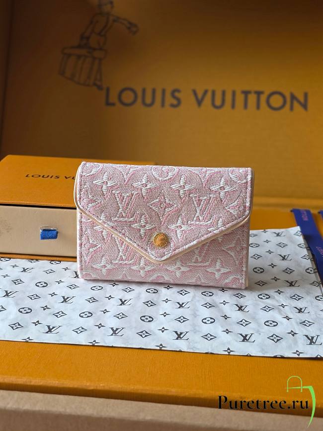 LOUIS VUITTON | Victorine Wallet Monogram Rose Ruby Pink - 1