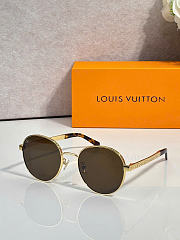 LOUIS VUITTON | Monogram Round Sunglasses  - 6