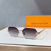 LOUIS VUITTON | Blossom Rimless Monogram Sunglasses  - 5