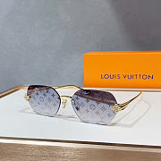 LOUIS VUITTON | Blossom Rimless Monogram Sunglasses  - 4