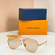 LOUIS VUITTON | Monogram Aviator Sunglasses - 3