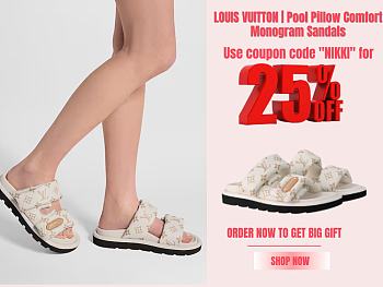 LOUIS VUITTON | Pool Pillow Comfort Monogram Sandals 04