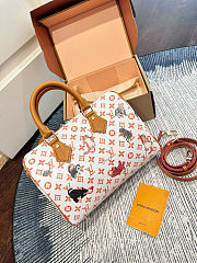 LOUIS VUITTON | 25 Catogram Speedy Ivory - 2