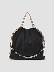Stella McCartney 3-Chain Falabella Tote In Black - 1