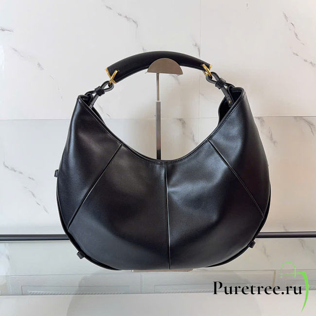YSL | Mombasa Large Shoulder Bag In Black - 1