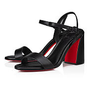 Christian Louboutin Miss Jane Sandal 85 mm In Black - 1