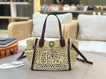CHLOE | petit sac cabas Iconic en raphia
