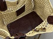 CHLOE | petit sac cabas Iconic en raphia - 6
