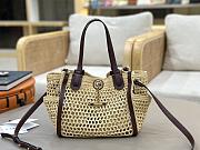 CHLOE | petit sac cabas Iconic en raphia - 5