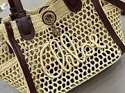 CHLOE | petit sac cabas Iconic en raphia - 4