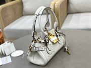 CHLOE | Small Paddington Shoulder Bag In White - 6