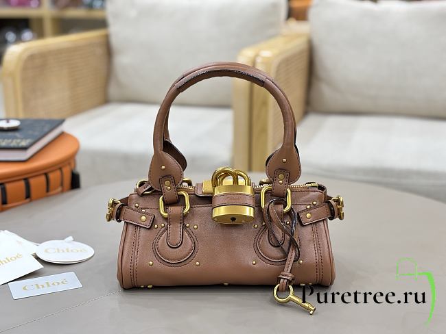 CHLOE | Small Paddington Shoulder Bag In Brown  - 1