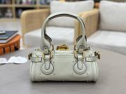 CHLOE | Small Paddington Shoulder Bag In Greyish Blue - 6