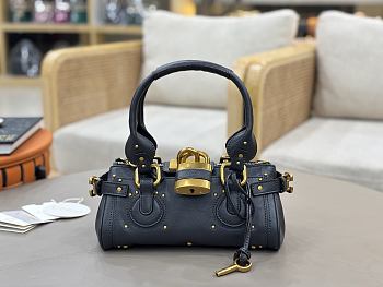 CHLOE | Small Paddington Shoulder Bag In Dark Blue