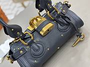CHLOE | Small Paddington Shoulder Bag In Dark Blue - 5