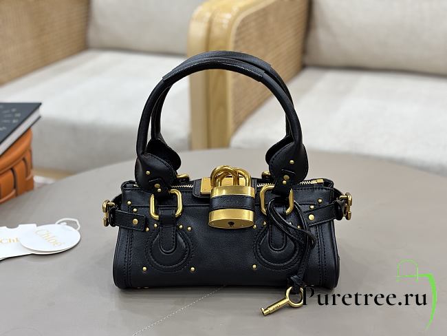 CHLOE | Small Paddington Shoulder Bag In Black - 1