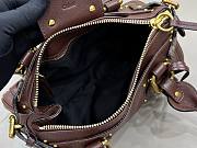 CHLOE | Small Paddington Shoulder Bag In Burgundy - 6