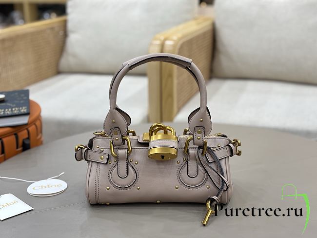 CHLOE | Small Paddington Shoulder Bag In Earthy Pink - 1