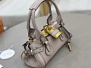 CHLOE | Small Paddington Shoulder Bag In Earthy Pink - 5