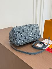 LOUIS VUITTON | Speedy 25 monogram washed denim bag - 5