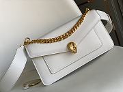 BVLGARI | Serpenti East-West Maxi Chain In White - 1
