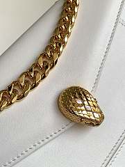 BVLGARI | Serpenti East-West Maxi Chain In White - 3