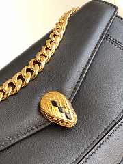 BVLGARI | Serpenti East-West Maxi Chain In Black - 3