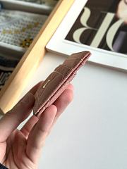 DIOR | Freesia Caro Card Holder In Dusty Rose  - 5