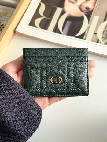 DIOR | Freesia Caro Card Holder In Green