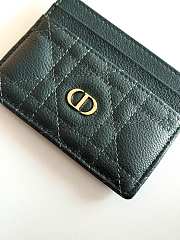 DIOR | Freesia Caro Card Holder In Green - 6