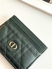 DIOR | Freesia Caro Card Holder In Green - 5