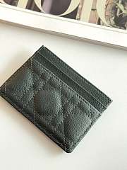 DIOR | Freesia Caro Card Holder In Green - 4