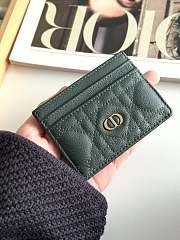 DIOR | Freesia Caro Card Holder In Green - 3