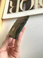 DIOR | Freesia Caro Card Holder In Green - 2