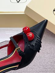 VALENTINO | 80mm Garavani Cherryfic Slingback In Black - 4