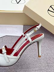 VALENTINO | 80mm Garavani Cherryfic Slingback In White - 5