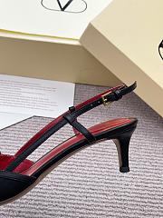 VALENTINO | 50mm Garavani Cherryfic Slingback In Black - 3