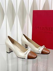VALENTINO | Vlogo 6cm Garavani Valet Du Roi White/Brown - 5