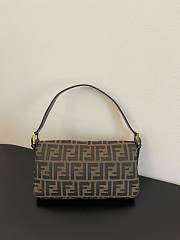 FENDI | Zucca Baguette Tobacco Bag Gold Hardware - 6