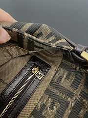 FENDI | Zucca Baguette Tobacco Bag Gold Hardware - 4
