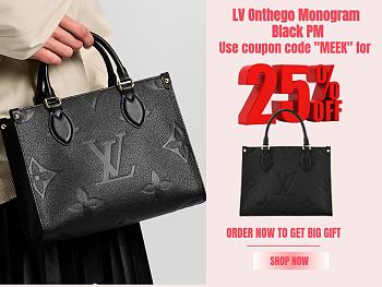 LV Onthego Monogram Black PM | M45660