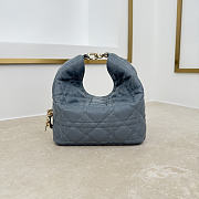 DIOR | Mini Sac hobo Dior Toujours Bag In Blue Gray - 3