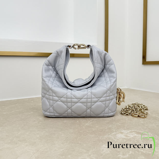 DIOR | Mini Sac hobo Dior Toujours Bag In Pearl Gray - 1